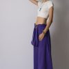 Women HaremPants | Women'S Thai Harem Palazzo Pants In Solid Violet