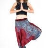 Women HaremPants | Geometric Mandalas 2-In-1 Jumpsuit Harem Pants In Red