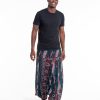 Men HaremPants | Paisley Feathers Drop Crotch Men'S Harem Pants In Green