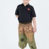 Kids HaremPants | Geometric Mandalas Kids Harem Pants In Olive