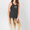 Women HaremPants | Super Soft Sure Design Women'S Tank Tops Peace Sign Black