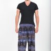 Men HaremPants | Paisley Men'S Harem Pants In Blue