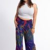 Women HaremPants | Tie Dye Wide Leg Palazzo Harem Pants Cotton Royal Blue