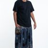 Plus Size HaremPants | Plus Size Paisley Mandalas Men'S Harem Pants In Gray