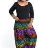 Plus Size HaremPants | Plus Size Rainbow Elephant Women'S Elephant Pants In Purple