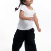 Kids HaremPants | Solid Color Kids Harem Pants In Black