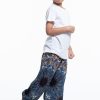 Kids HaremPants | Paisley Mandalas Kids Harem Pants In Gray