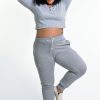 Women HaremPants | Women'S Terry Pants With Aztec Pockets In Gray