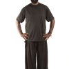 Plus Size HaremPants | Plus Size Solid Color Men'S Harem Pants In Black