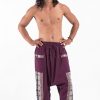 Men HaremPants | Elephant Aztec Cotton Men'S Harem Pants In Purple