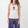 Women HaremPants | Super Soft Sure Design Women'S Tank Tops Dream Catcher White