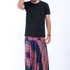 Men HaremPants | Dashiki Prints Drop Crotch Men'S Harem Pants In Navy