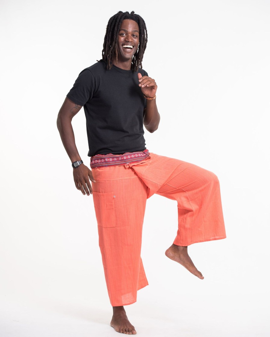 Men HaremPants | Unisex Thai Fisherman Pants In Peach