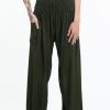 Women HaremPants | Solid Color Women'S Tall Harem Pants In Dark Green