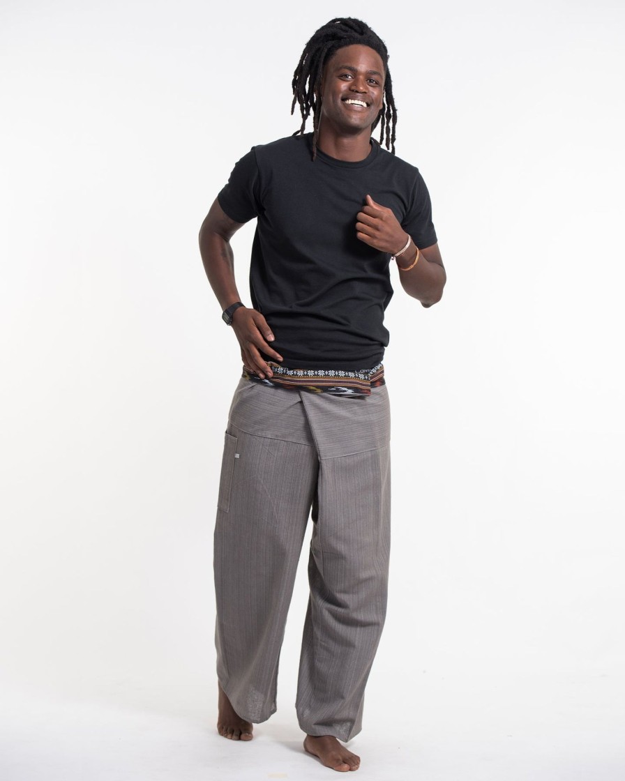 Men HaremPants | Unisex Thai Fisherman Pants In Gray