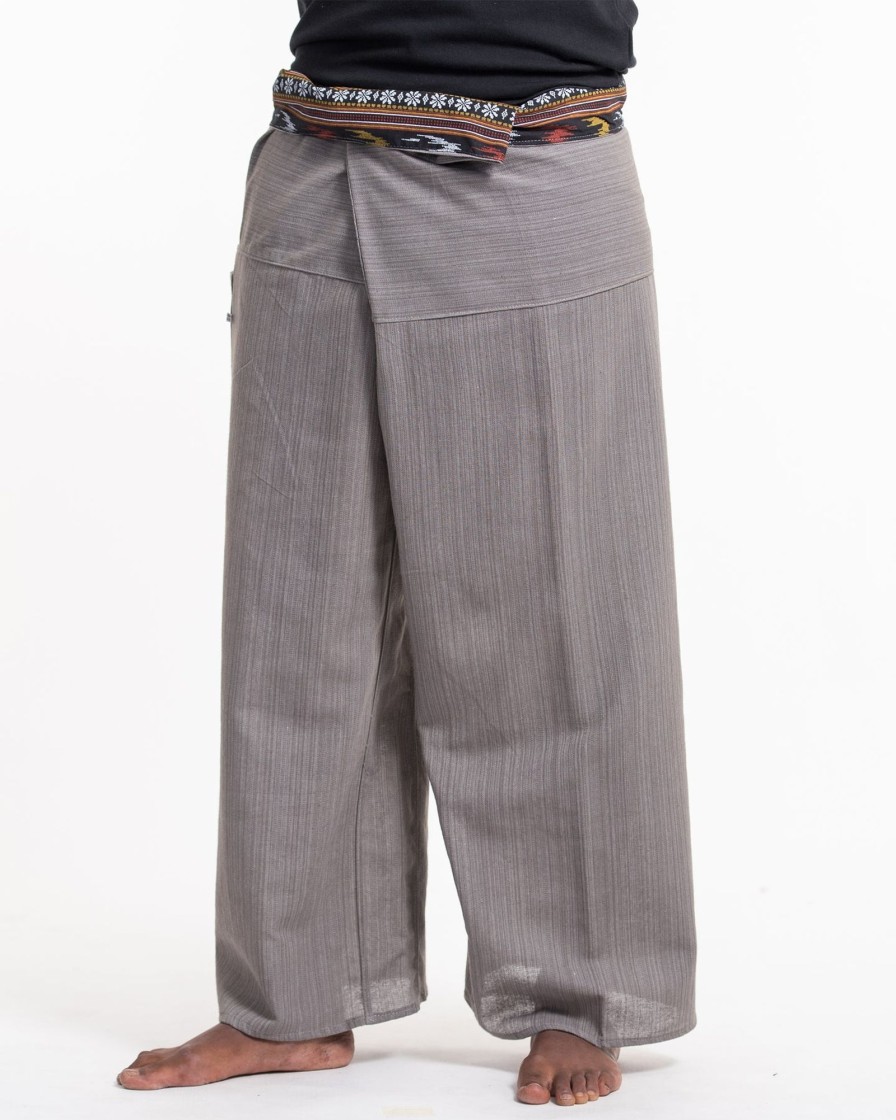 Men HaremPants | Unisex Thai Fisherman Pants In Gray