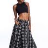 Women HaremPants | Diamonds Women'S Cotton Palazzo Pants In Black