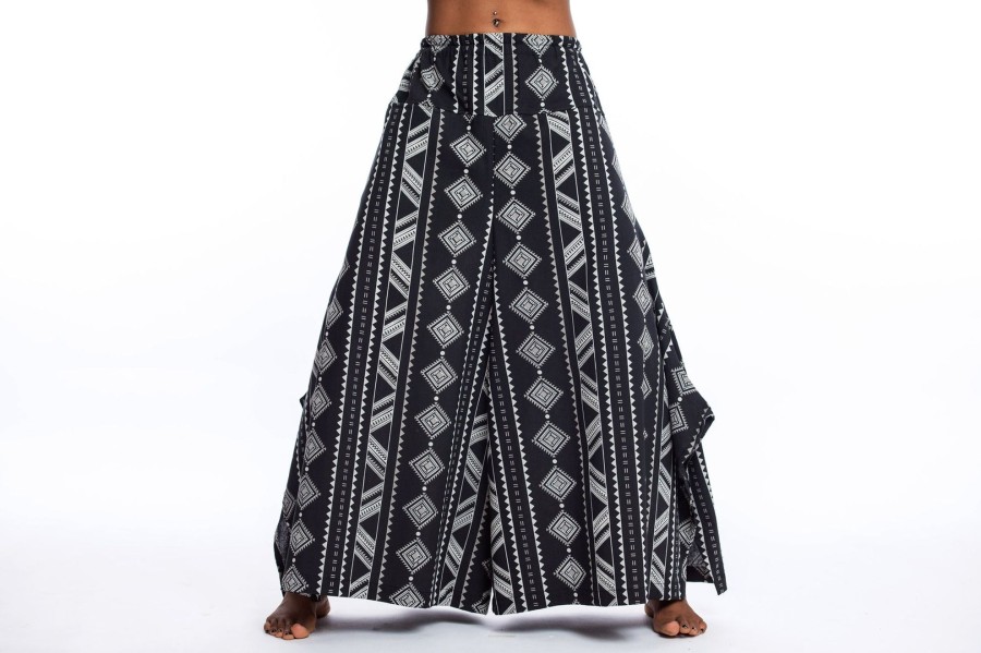 Women HaremPants | Diamonds Women'S Cotton Palazzo Pants In Black