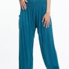 Women HaremPants | Solid Color Women'S Tall Harem Pants In Aqua Blue