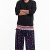 Men HaremPants | Plus Size Triangles Men'S Harem Pants In Navy