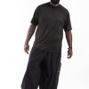 Men HaremPants | Plus Size Cotton Men Unisex Pants In Black