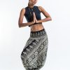 Women HaremPants | Tribal Prints 2-In-1 Jumpsuit Harem Pants In Black