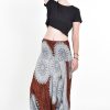 Women HaremPants | Marble Mandalas 2-In-1 Jumpsuit Harem Pants In Brown